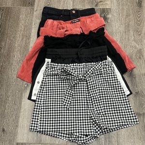 Lot of 5 women shorts